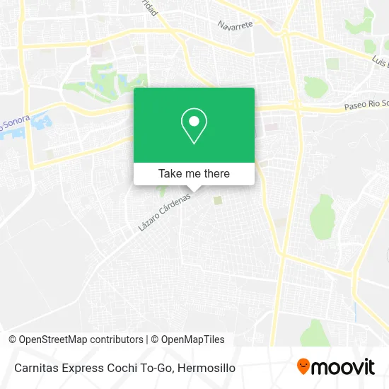 Carnitas Express Cochi To-Go map
