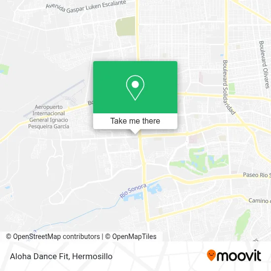 Aloha Dance Fit map