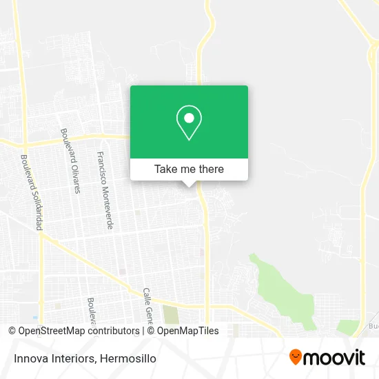 Innova Interiors map