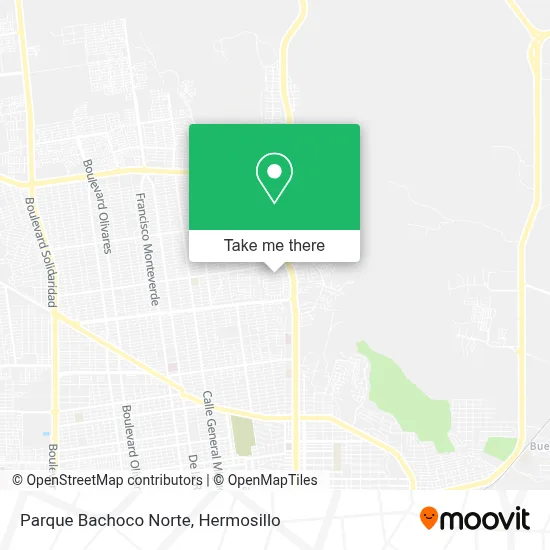 Parque Bachoco Norte map