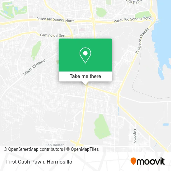 First Cash Pawn map