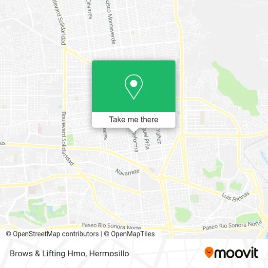 Brows & Lifting Hmo map