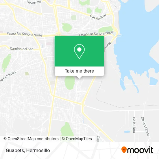 Guapets map