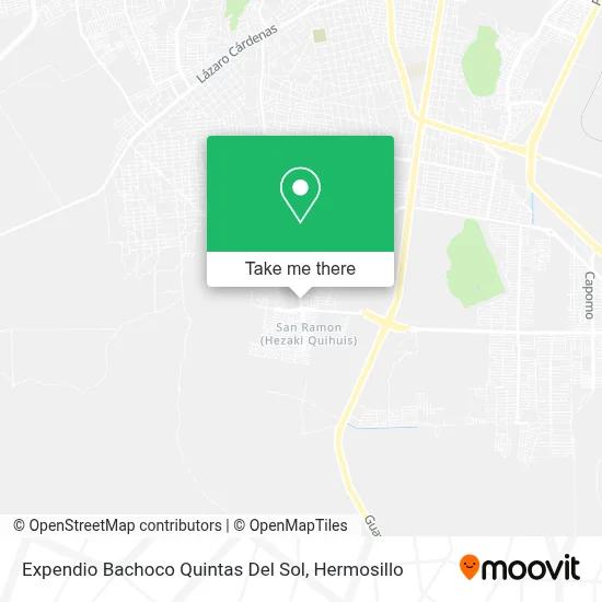 Expendio Bachoco Quintas Del Sol map