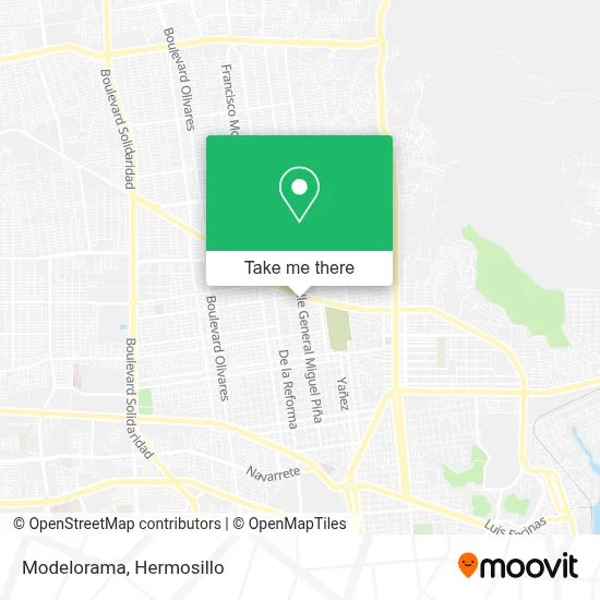 Modelorama map
