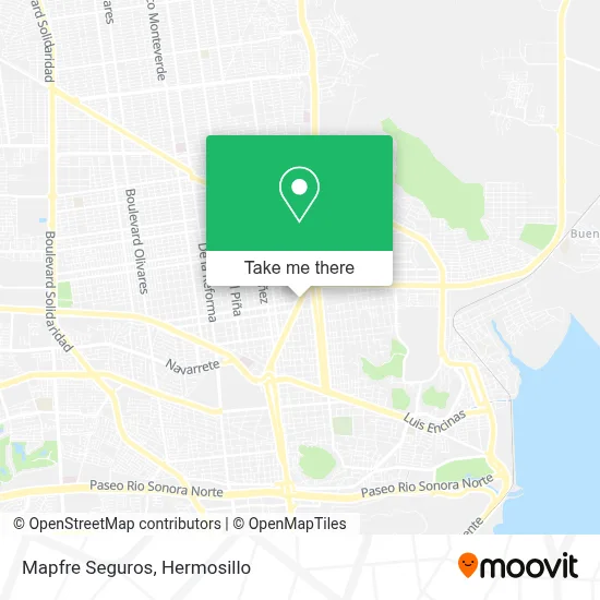 Mapfre Seguros map
