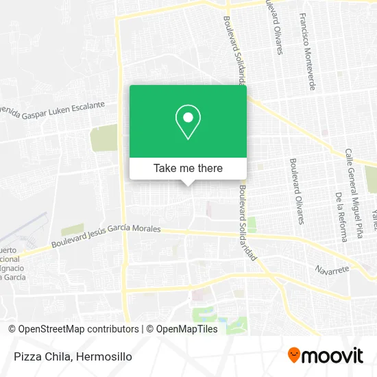 Pizza Chila map