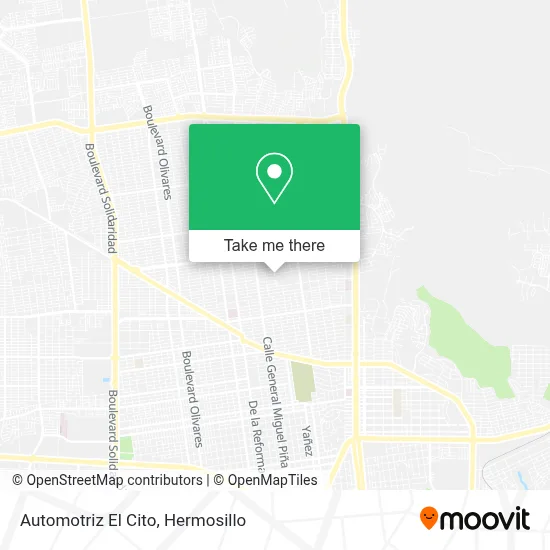Automotriz El Cito map