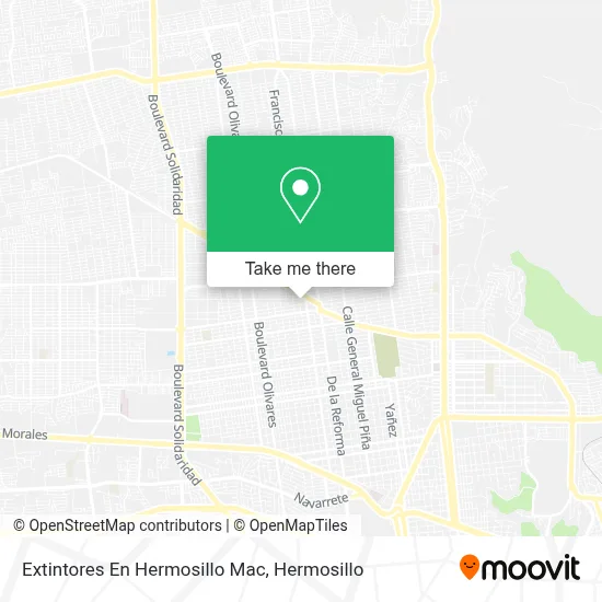 Extintores En Hermosillo Mac map