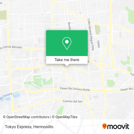 Tokyo Express map