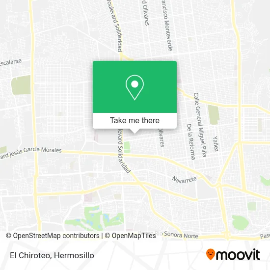 El Chiroteo map