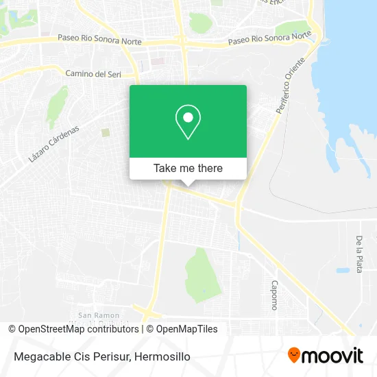 Megacable Cis Perisur map