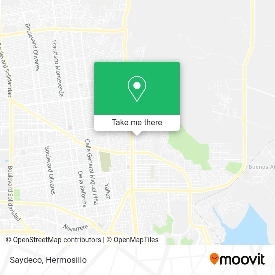 Saydeco map