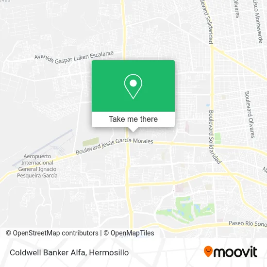 Coldwell Banker Alfa map