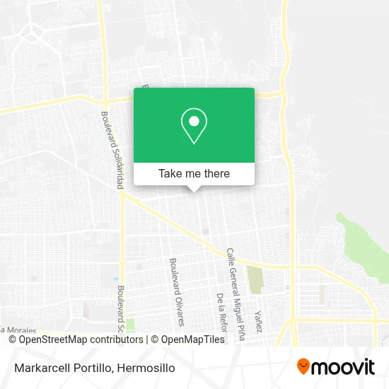Markarcell Portillo map