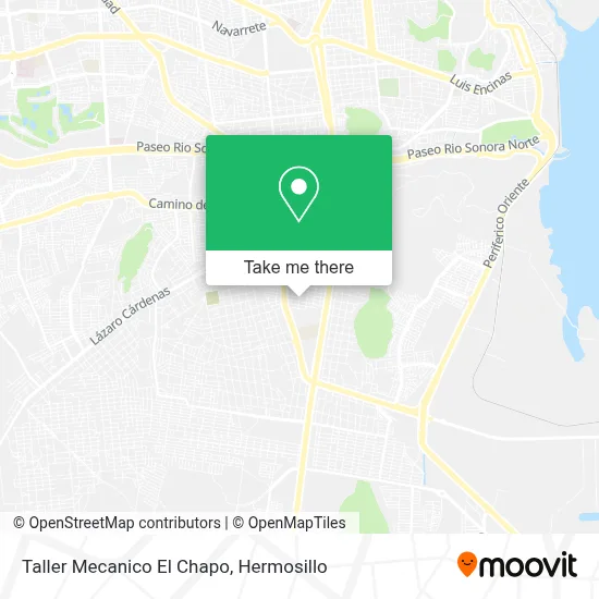 Taller Mecanico El Chapo map