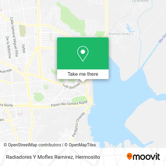 Radiadores Y Mofles Ramirez map