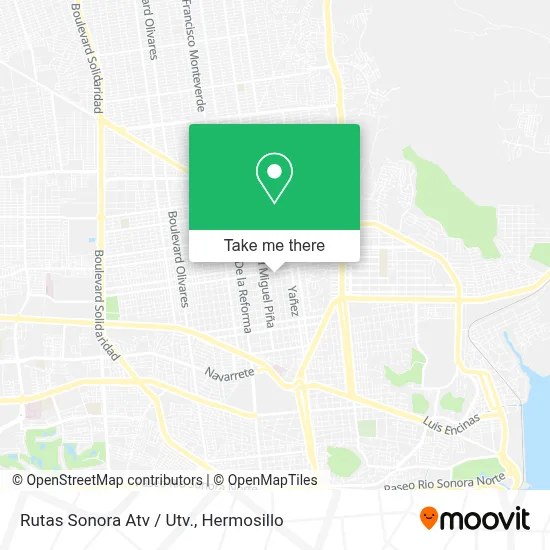 Rutas Sonora  Atv / Utv. map
