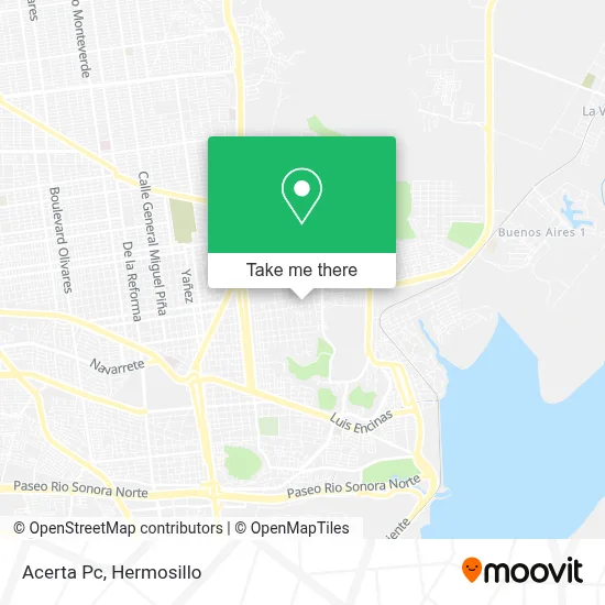 Acerta Pc map