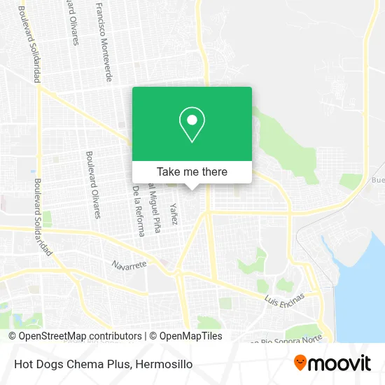 Hot Dogs Chema Plus map