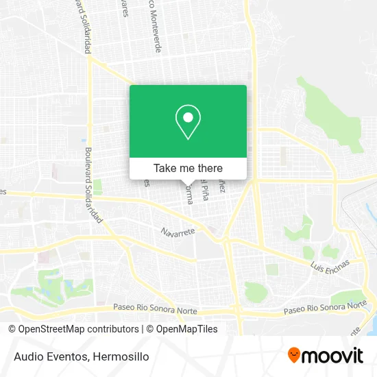 Audio Eventos map