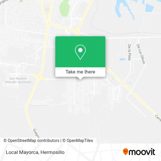 Local Mayorca map