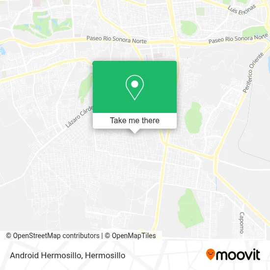 Android Hermosillo map