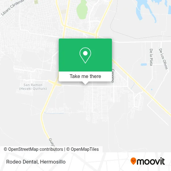 Rodeo Dental map