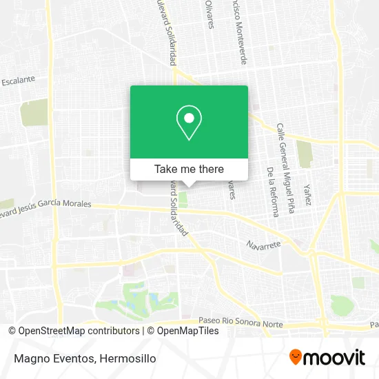 Magno Eventos map