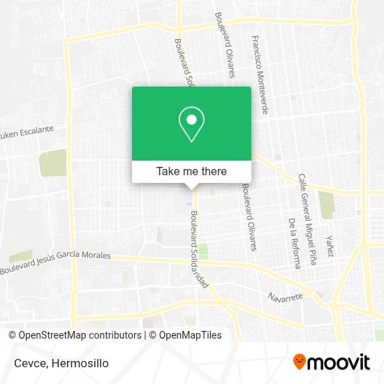 Cevce map