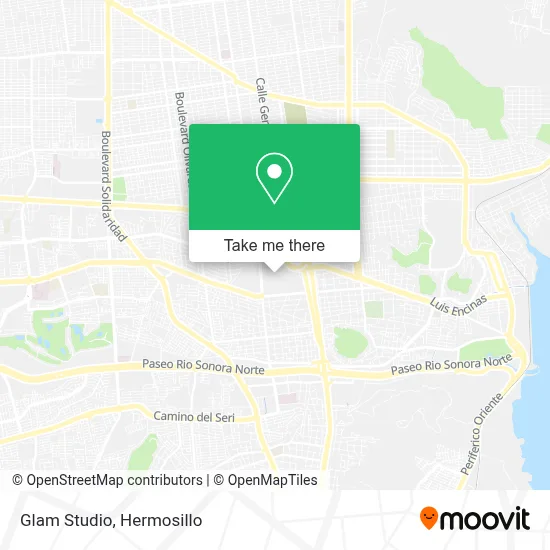 Glam Studio map