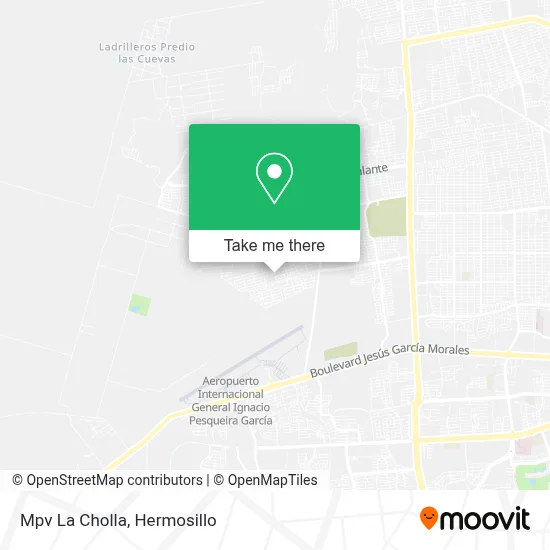 Mpv La Cholla map