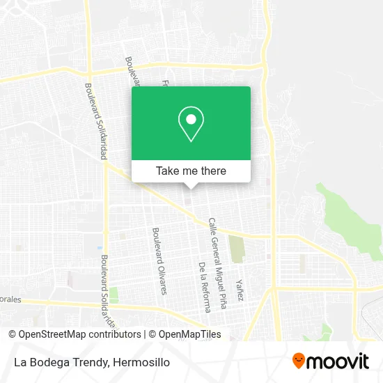 La Bodega Trendy map