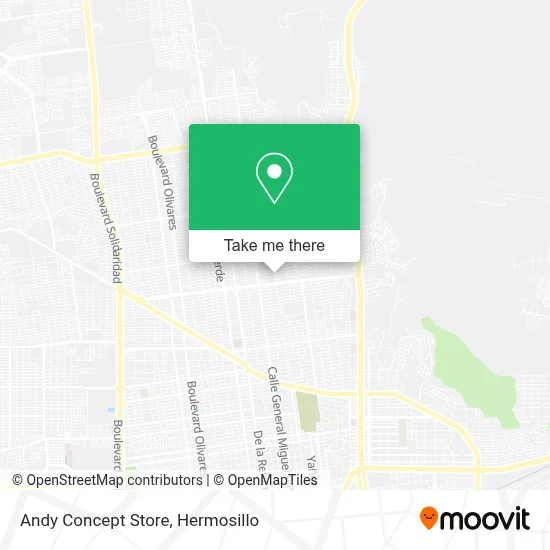 Andy Concept Store map