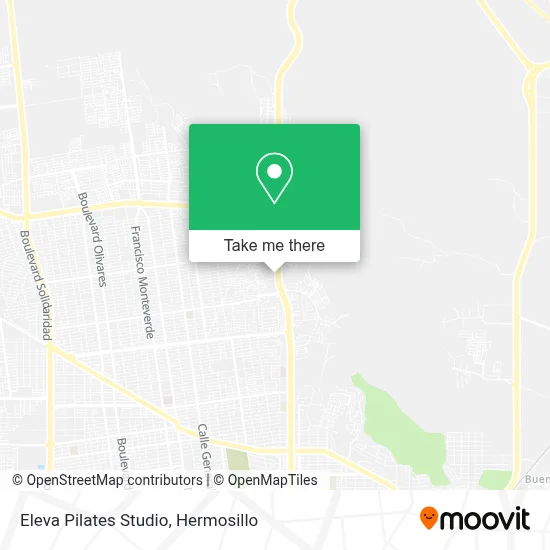 Eleva Pilates Studio map