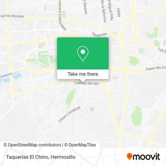 Taquerías El Chino map