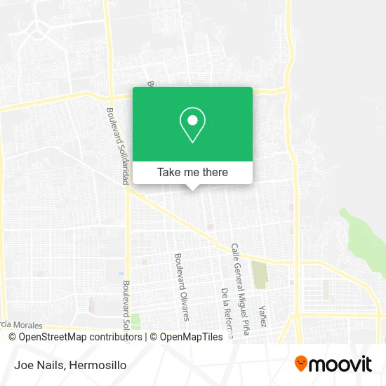 Joe Nails map