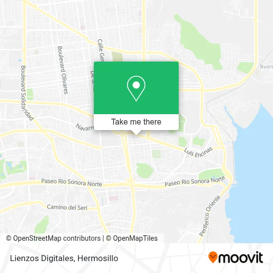 Lienzos Digitales map