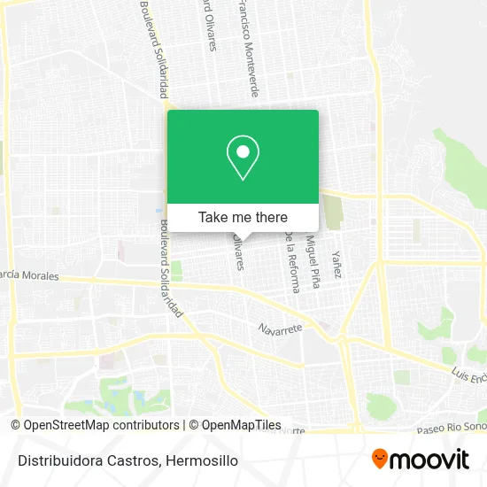 Distribuidora Castros map