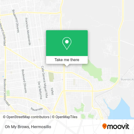 Oh My Brows map