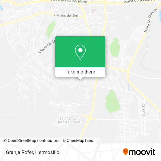 Granja Rofer map
