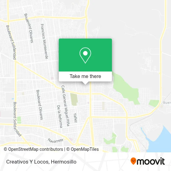 Creativos Y Locos map
