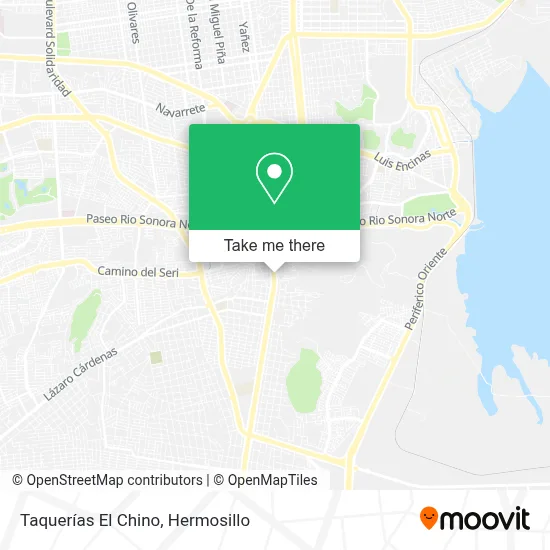 Taquerías El Chino map