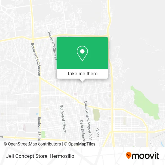 Jeli Concept Store map