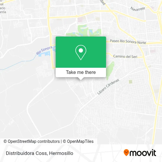 Distribuidora Coss map