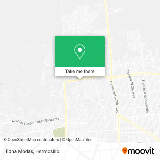 Edna Modas map