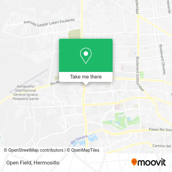 Open Field map