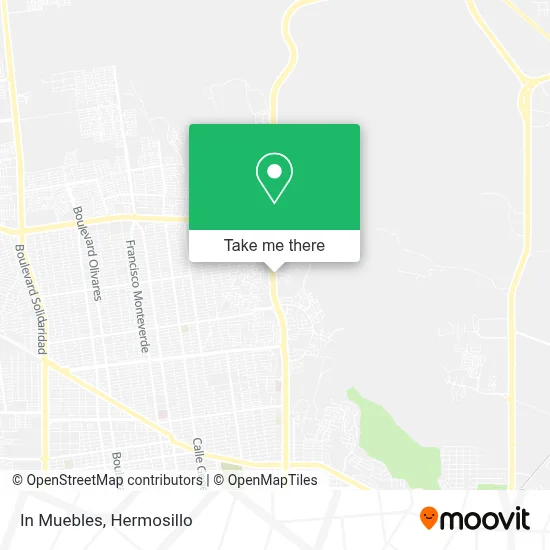 In Muebles map
