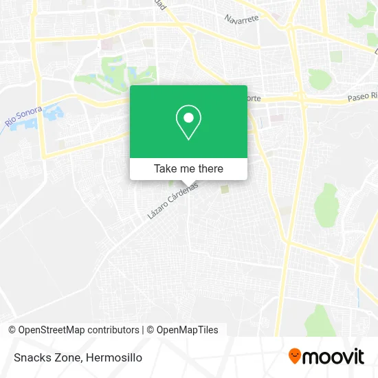 Snacks Zone map