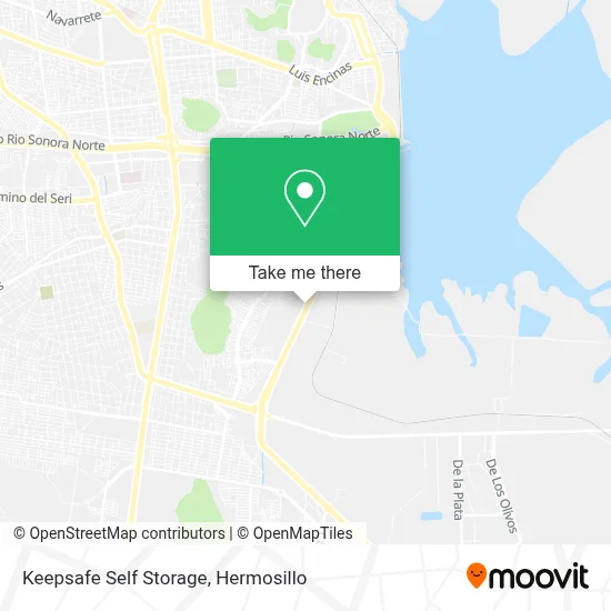 Keepsafe Self Storage map